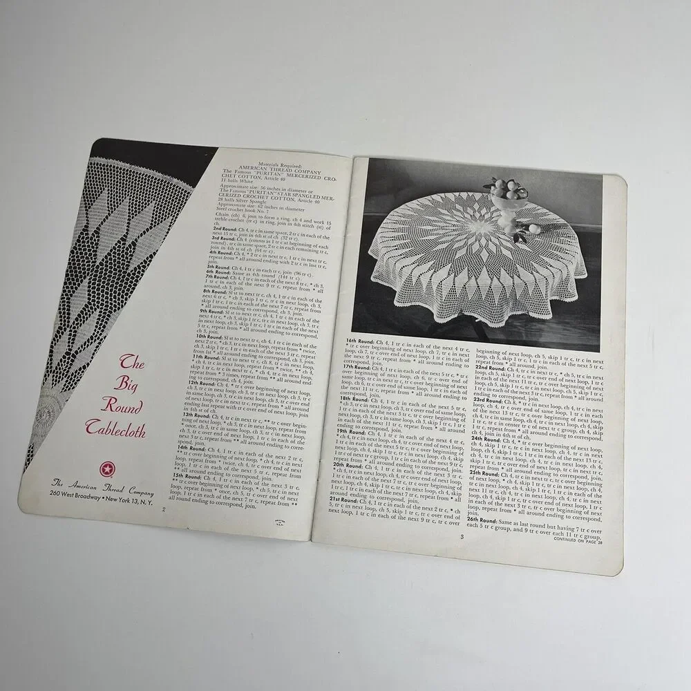 Star Book 132 Puritan‎ III Vtg Knitting Crochet Patterns Sweater Bag Home Decor